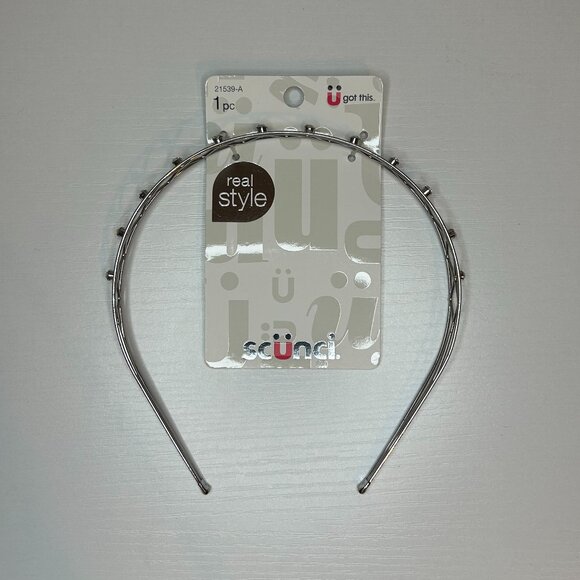 scunci Accessories - NWT silver metal headband